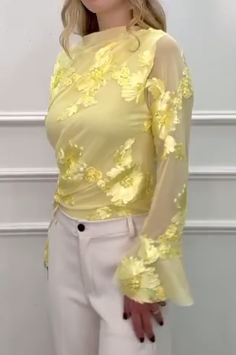 [201157] Mouwloze jurk Rick met bloemetjes