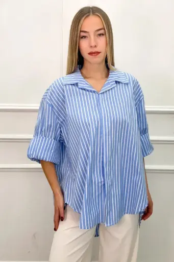 Gestreepte blouse Raff nm70