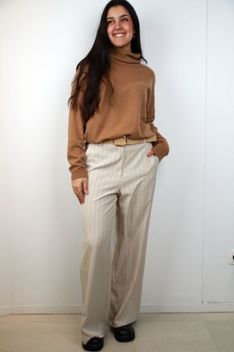 [201194] Broek Omar nm51 krijtstreep gabardine 