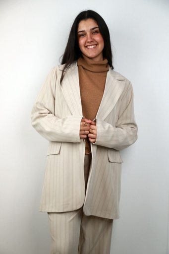 [201195] Maxivest Olaf nm51 krijtstreep reverskraag 