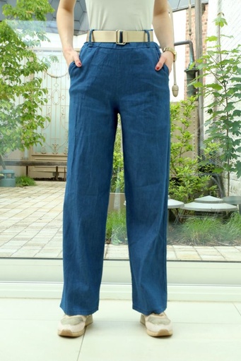 Broek Ole nm65 denim hoge taille rechte pijp 