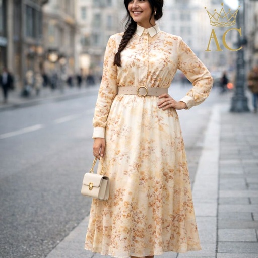 [201301] Hemdjurk Rob met bloemen en ecoleren riem nm90