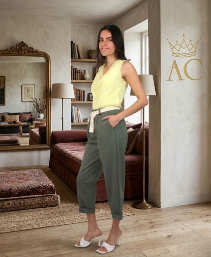 [201324] Broek Oumaira nm66 punto milano mom's fit 