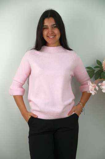 [201424] Pull Niven nm10 driekwart mouwen gepofte mouwboord