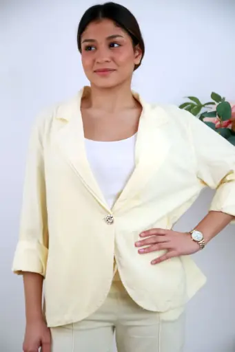 [201463] Fijne corduroy blazer Renze nm100