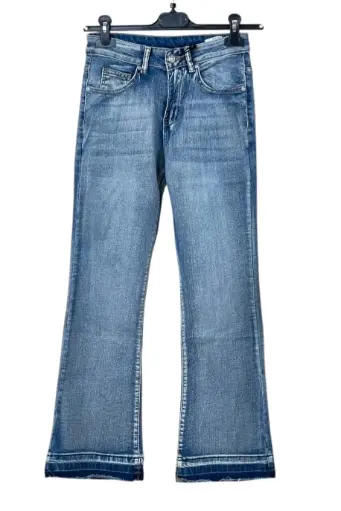 [201514] Jeans pants Rosalin with elephant leg nm76