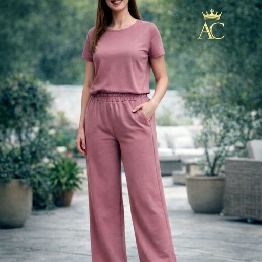 [201637] Oisin nm47 pantalon de jogging taille stretch avec jambe large