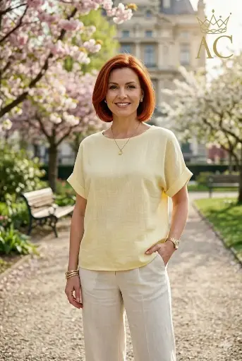 [201698] T-shirt Ria met open gestrikte rug nm85